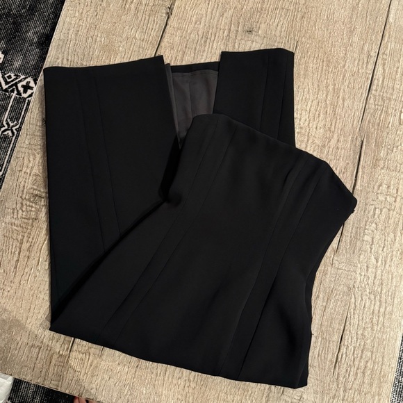 ALC Elizabeth Strapless Midi Dress in Black. - Picture 5 of 10